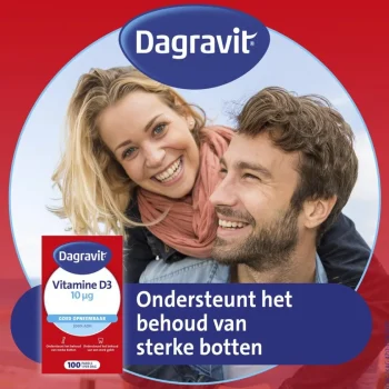 Hot Dagravit Vitamine D3 10ug Parels