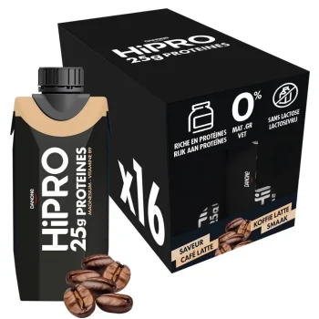 Sale DANONE HiPRO Koffie Proteïneshake Voordeelverpakking 16 X 330ml