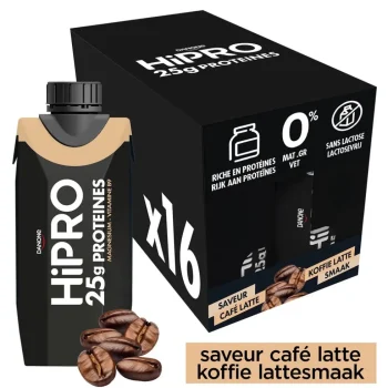 Sale DANONE HiPRO Koffie Proteïneshake Voordeelverpakking 16 X 330ml