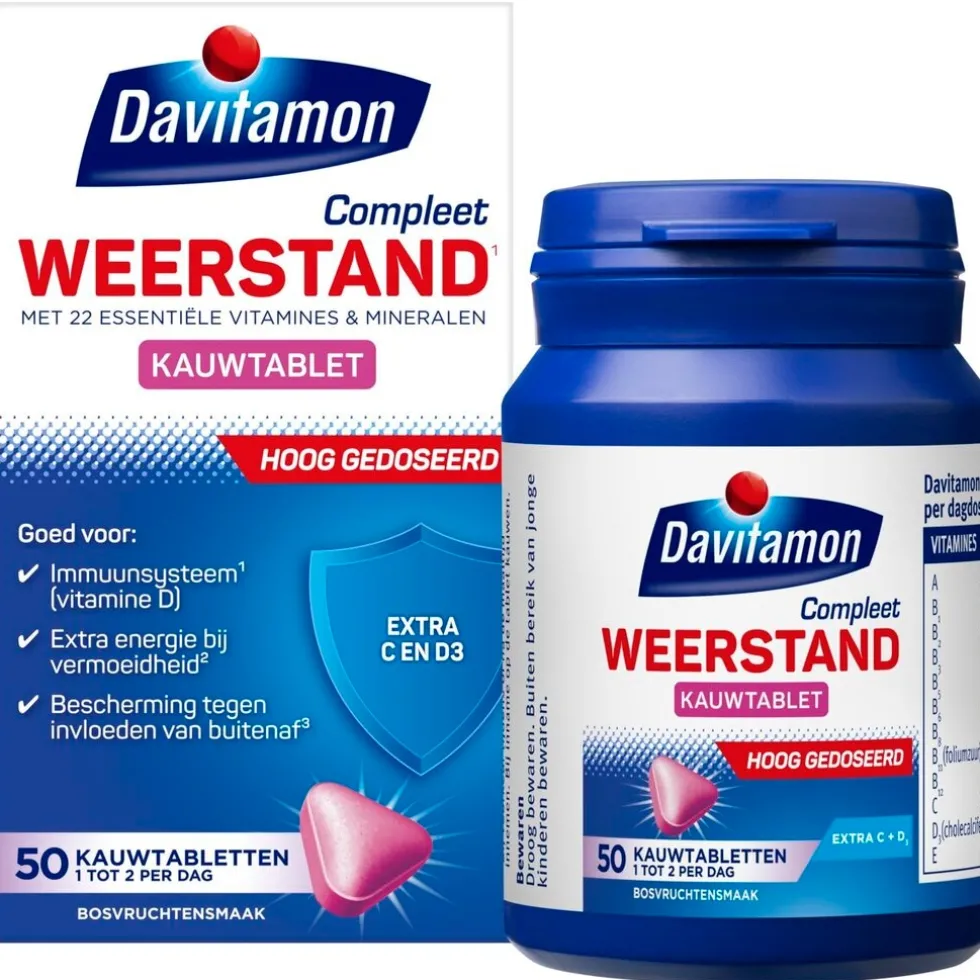 davitamon-compleet-weerstand-b-OZxakIOA-1.webp Best Davitamon Compleet Weerstand Bosvruchten Kauwtabletten
