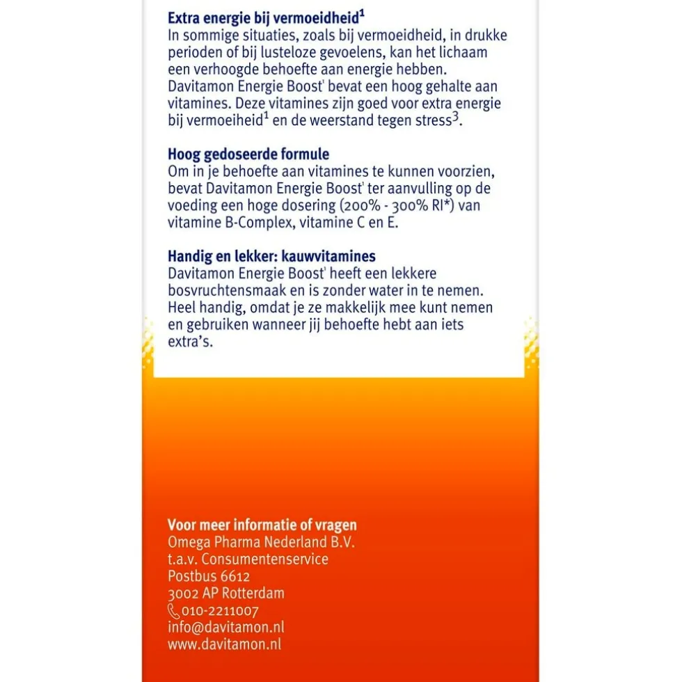davitamon-energie-boost-hoogge-lPzrlTYG-5.webp New Davitamon Energie Boost¹ Hooggedoseerde Bosvruchten Kauwvitaminen