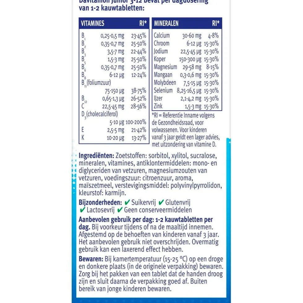 davitamon-junior-3-framboos-ka-iCMonFEj-4.webp Discount Davitamon Junior 3+ Framboos Kauwtabletten