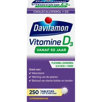 New Davitamon Vitamine D3 Vanaf 50 Jaar Tabletten