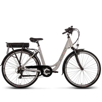 Discount Degreaser Dames Ebike 50 Cm 10.4 Ah 7sp Zilver