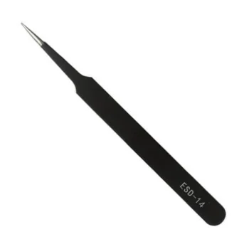 Hot Dermarolling Black Tweezer - Wimperpincet ESD