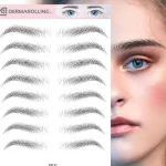 Outlet Dermarolling Semi-Permanente Waterproof Wenkbrauw Tattoo Sticker