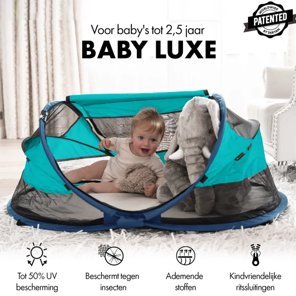 deryan-baby-luxe-campingbedje-vhissPUp-1.webp Discount Deryan Baby Luxe Campingbedje Inclusief Zelfopblaasbare Matras