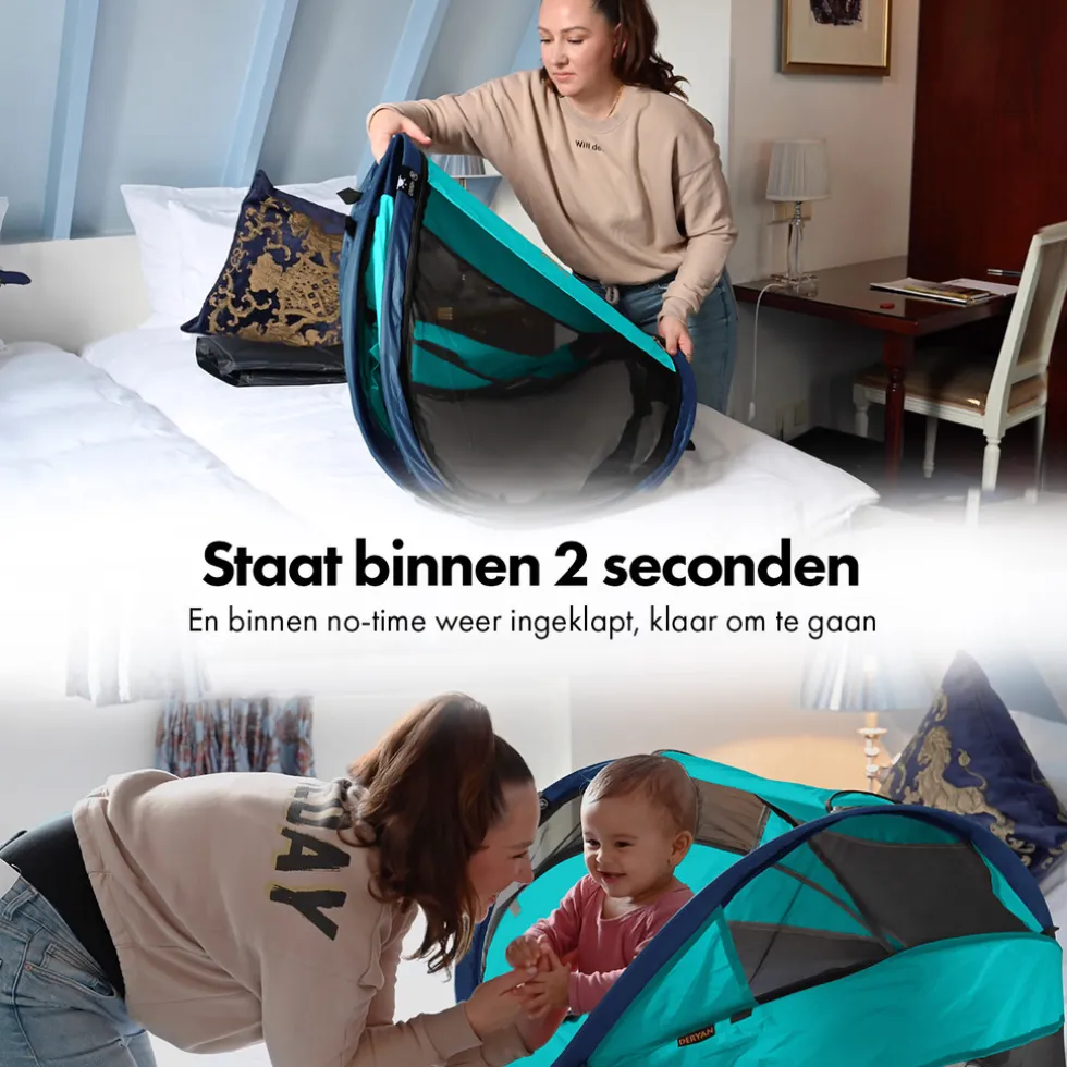 deryan-baby-luxe-campingbedje-vhissPUp-3.webp Discount Deryan Baby Luxe Campingbedje Inclusief Zelfopblaasbare Matras