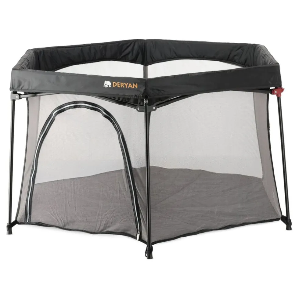 deryan-draagbare-kinderbox-zwa-ogtqBLYw-1.webp Outlet Mooiys Deryan Draagbare Kinderbox Zwart Vaste Matrasbodem Reisbox Campingbedje