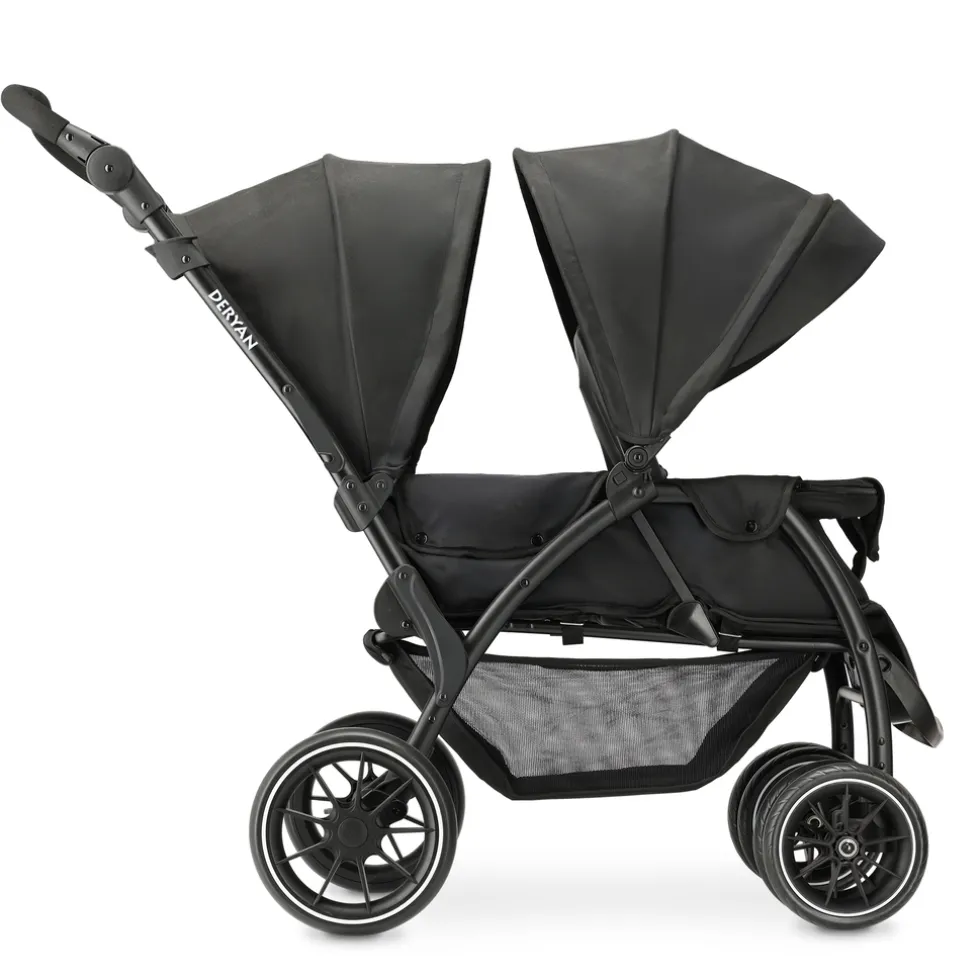 deryan-luxe-elena-dubbele-bugg-omClRCdd-1.webp Online Deryan Luxe Elena Dubbele Buggy Inclusief Regenhoes