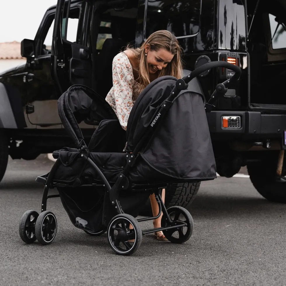 deryan-luxe-elena-dubbele-bugg-omClRCdd-3.webp Online Deryan Luxe Elena Dubbele Buggy Inclusief Regenhoes