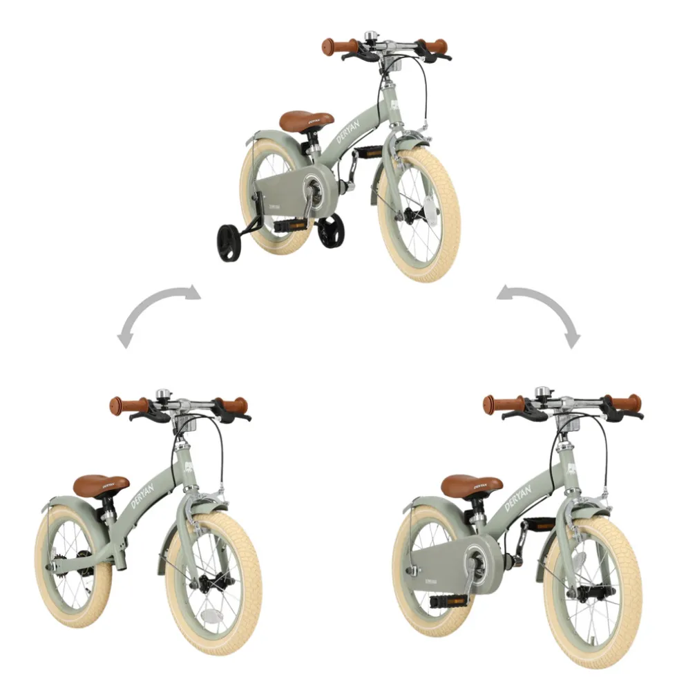 deryan-luxe-kinderfiets-12-inc-pZkLxhlh-2.webp Outlet Deryan Luxe Kinderfiets 12 Inch 3 In 1 Loopfiets