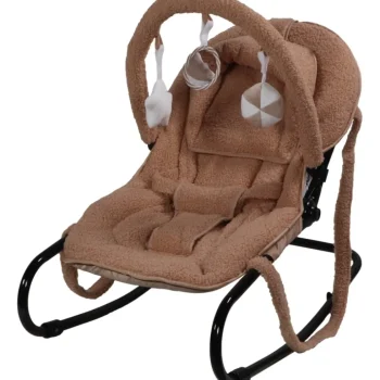 Outlet Ding Viggo Bouclé Nougat Wipstoel