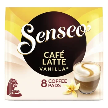 New Senseo Douwe Egberts Café Latte Vanilla Coffee Pads