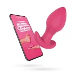 Fashion EasyConnect Vibrerende Buttplug Axel Bestuurbaar Met App