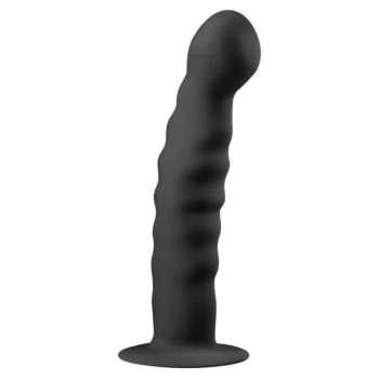 Fashion EasyToys Ribbed Dong Siliconen Anal Dildo With Suction Cup