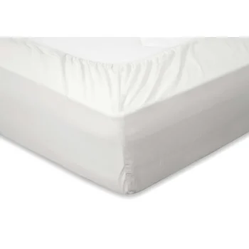 Best Elegance Hoeslaken Katoen Perkal 35cm Hoekhoogte - Wit 180x200cm