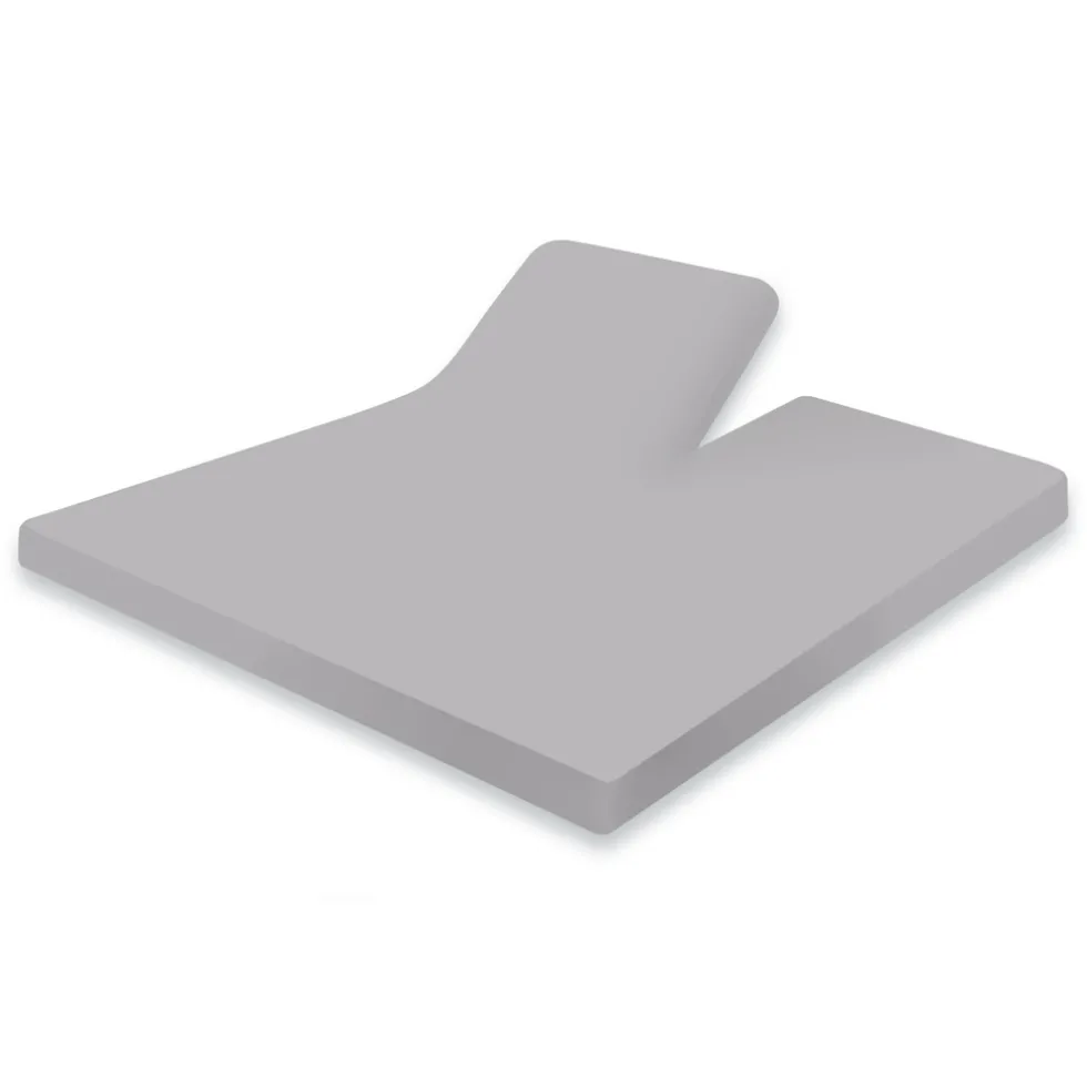 elegance-splittopper-hoeslaken-MjmiOyUb-0.webp Sale Elegance Splittopper Hoeslaken Jersey Katoen Stretch - Licht Grijs 160x200cm