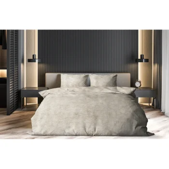 Best Eleganzzz Dekbedovertrek Flanel Fleece - Beige 240x200/220cm