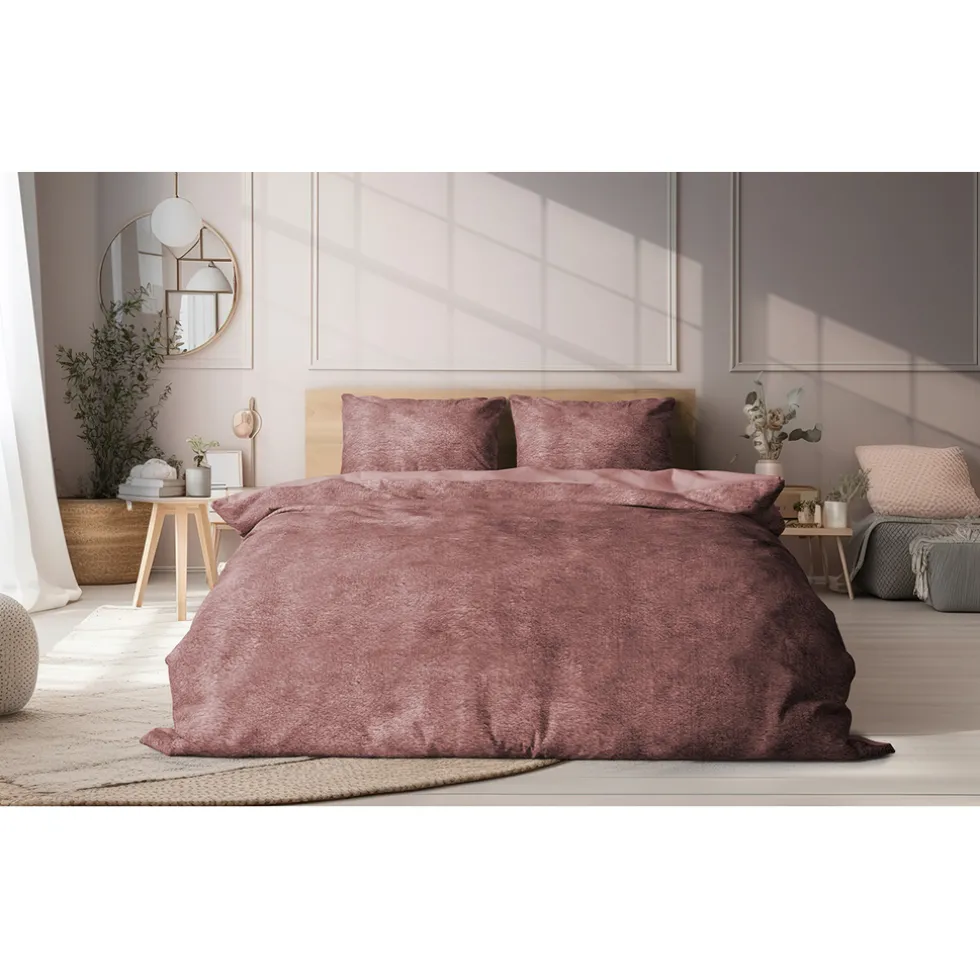 eleganzzz-dekbedovertrek-flane-nwpJKuDs-1.webp Discount Eleganzzz Dekbedovertrek Flanel Fleece - Old Rose 240x200/220cm
