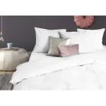 Clearance Eleganzzz Dekbedovertrek Flanel Uni - Wit 140x200/220cm