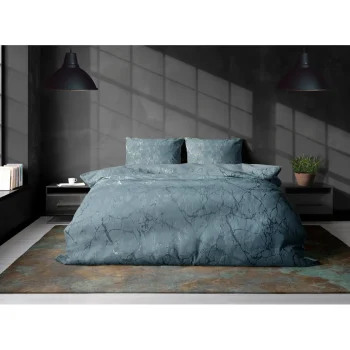 Sale Eleganzzz Dekbedovertrek Marbel Foil Velvet - Mineral 140x200/220cm