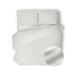 Best Eleganzzz Dekbedovertrek Micro Mink Leopard - Off White 200x200/220cm