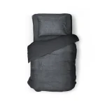 New Eleganzzz Dekbedovertrek Teddy Pluche - Anthracite 140x200/220cm