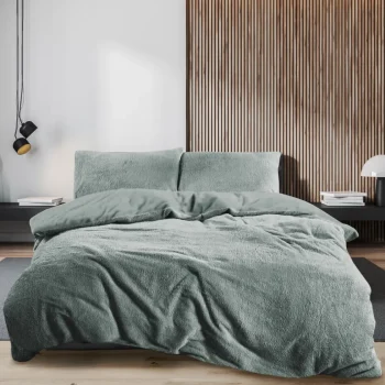 Discount Eleganzzz Dekbedovertrek Teddy Pluche - Jade 140x200/220cm