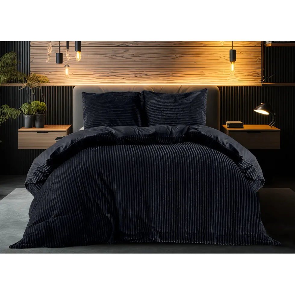 eleganzzz-dekbedovertrek-teddy-kvnuNvpH-1.webp Hot Eleganzzz Dekbedovertrek Teddy Rib Fleece - Black 140x200/220cm