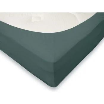 Best Eleganzzz Hoeslaken Flanel 35cm Hoekhoogte - Groen 180x200cm