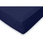 Online Eleganzzz Hoeslaken Flanel 35cm Hoekhoogte - Blauw 90x210/220cm