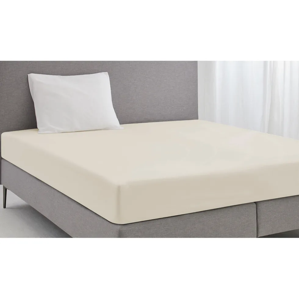 eleganzzz-hoeslaken-katoen-per-DPjYIgEw-2.webp Outlet Eleganzzz Hoeslaken Katoen Perkal 35cm Hoekhoogte - Ivoor 180x200cm