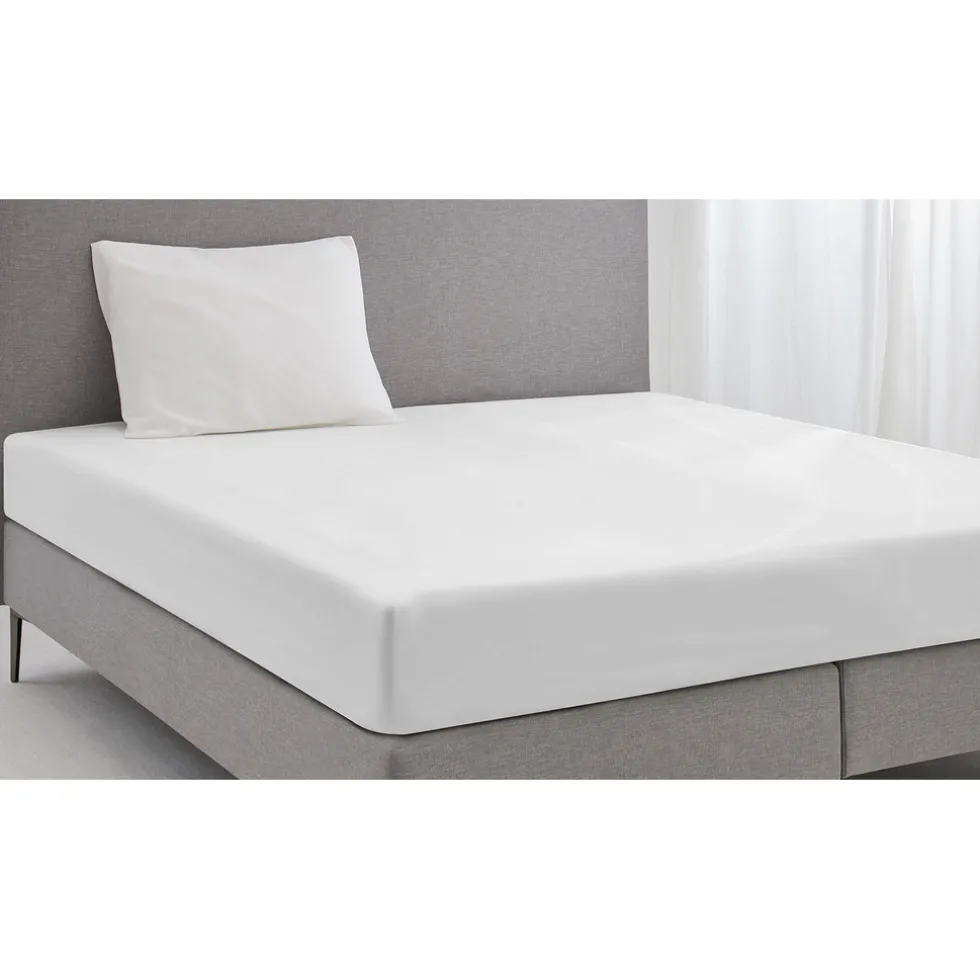 eleganzzz-hoeslaken-katoen-per-gJNcdjNH-2.webp Online Eleganzzz Hoeslaken Katoen Perkal 35cm Hoekhoogte - Wit 90x200cm