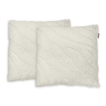 Clearance Eleganzzz Jacquard Rabbit Fur Sierkussens Hoofdkussen