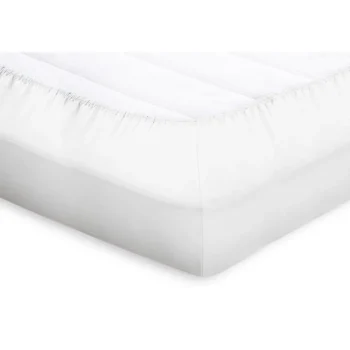 New Eleganzzz Topper Hoeslaken Katoen Perkal - Wit 90x210/220cm