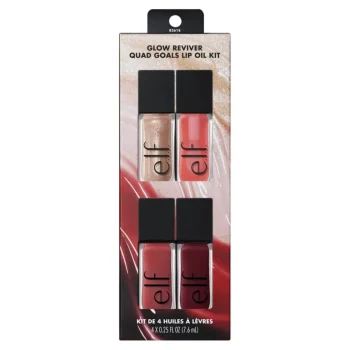Discount ELF E.l.f. Glow Reviver Quad Goals Lip Oil Kit