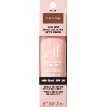 Sale ELF E.l.f. Halo Glow SPF50 15 Deep Cool Skin Tint