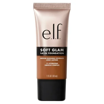 New ELF E.l.f. Soft Glam 55 Deep Warm Satin Foundation