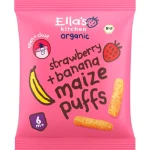 Best Ella's Kitchen 6+M Strawberry + Banana Maize Puffs