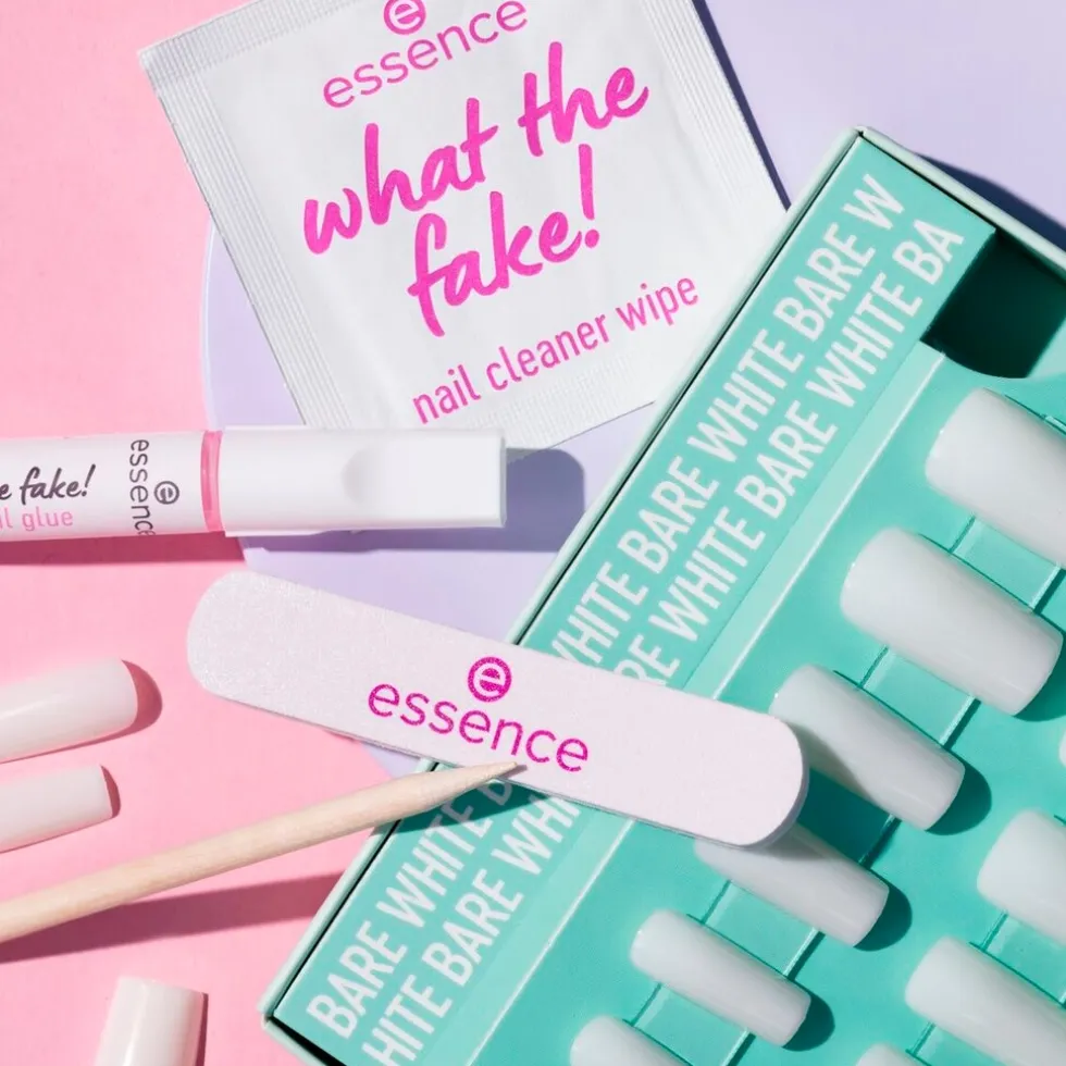 essence-what-the-fake-04-bare-VcnBgLtG-2.webp Sale Essence What The Fake! 04 Bare White Press-On Nails Manicure