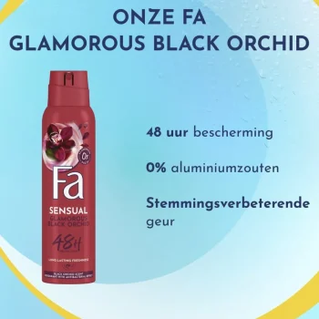Discount Fa Sensual Glamorous Black Orchid Deodorant Spray