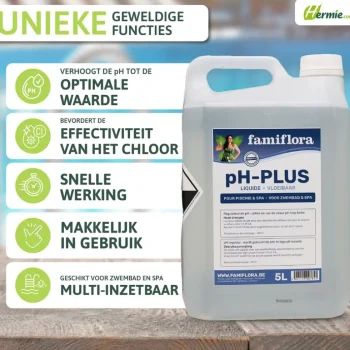 Clearance Famiflora PH-plus Vloeibaar 10L Om PH Waarde Te Verhogen