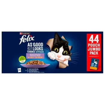 Fashion Felix Elke Dag Feest In Gelei Mix Selectie Kattenvoer