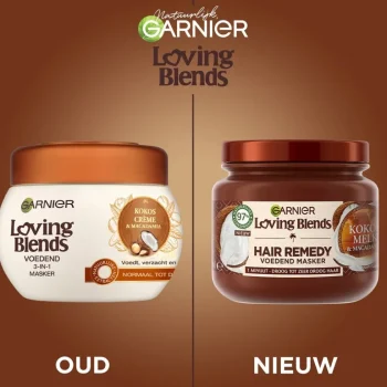 New Loving Blends Garnier Kokosmelk & Macadamia Haarmasker
