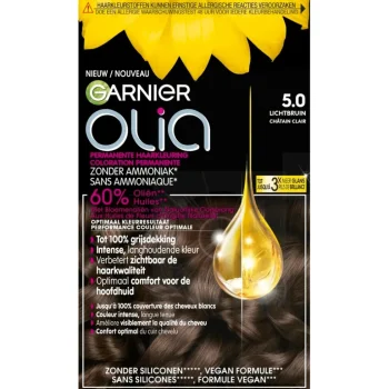 Online Olia Garnier 5.0 Lichtbruin Permanente Haarkleuring