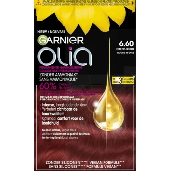 Discount Olia Garnier 6.60 Intens Rood Permanente Crèmekleuring