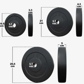 New Gorilla Sports Halterschijven Set