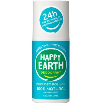 Fashion Happy Earth 100% Natural Cedar Lime Deodorant Roller