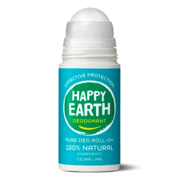 Fashion Happy Earth 100% Natural Cedar Lime Deodorant Roller